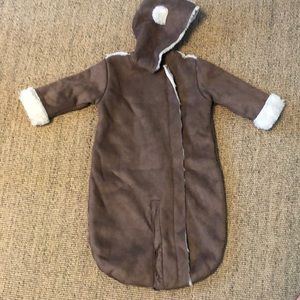 Baby Gap faux shearling Winter Bunting 6-12 mo